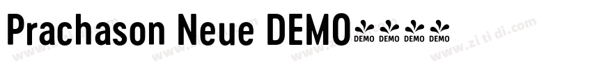Prachason Neue DEMO字体转换